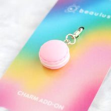 Load image into Gallery viewer, Strawberry Macaron Charm/Zipper Pull
