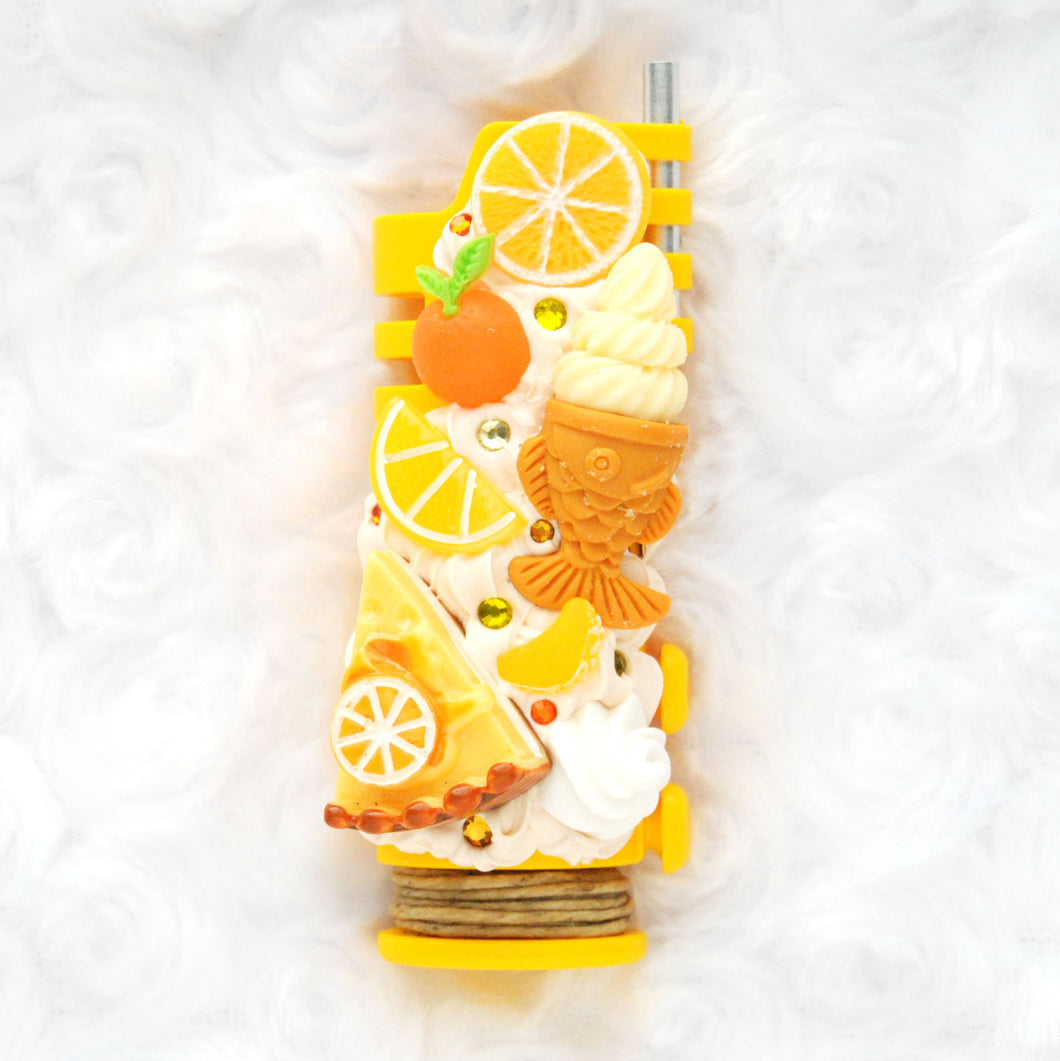 Orange Creamsicle Lighter Case
