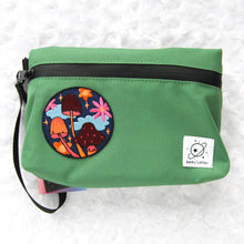 Load image into Gallery viewer, Retro Shroomies - Green Smell-Proof Stash Bag
