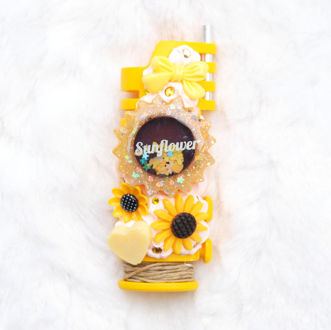 Sunflower Babe Lighter Case SHAKER