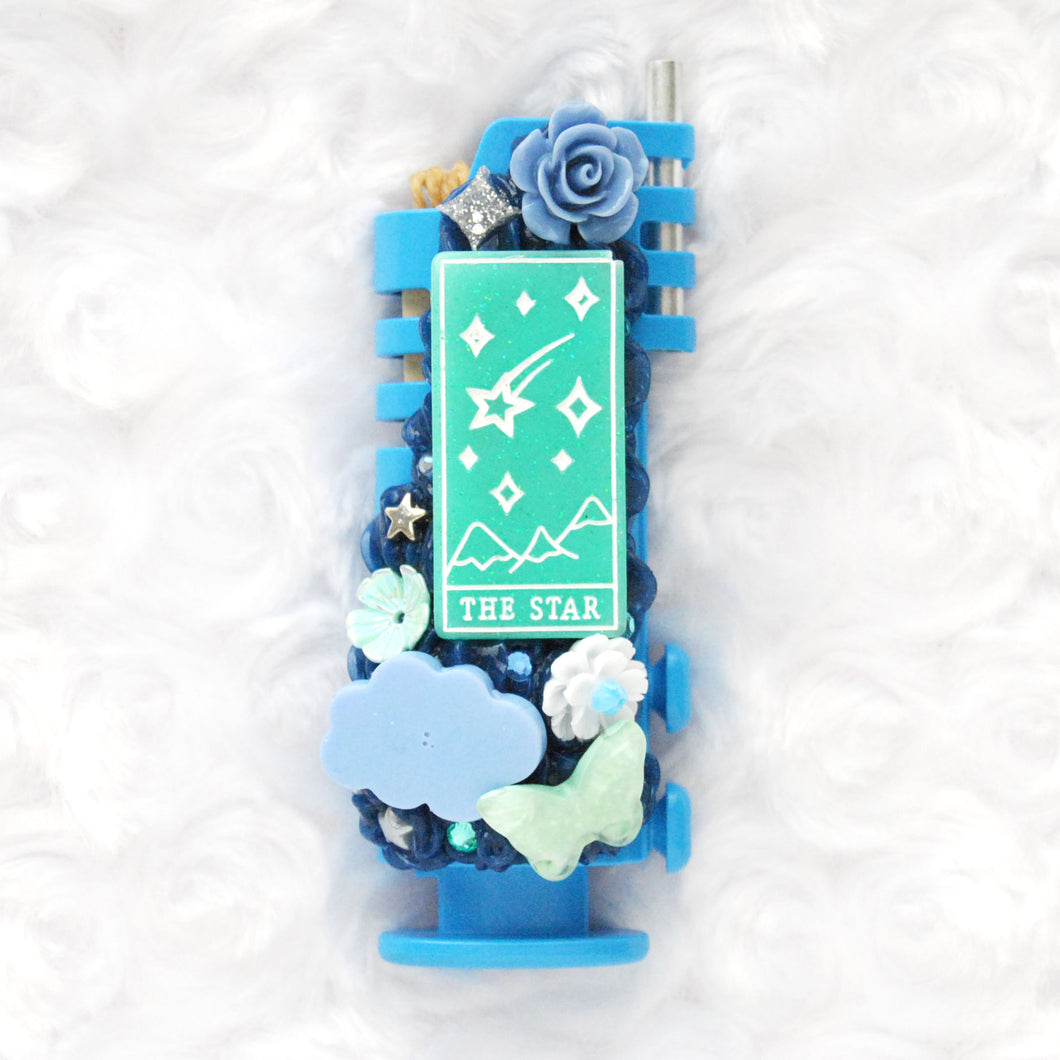 Tarot Blue Star Lighter Case