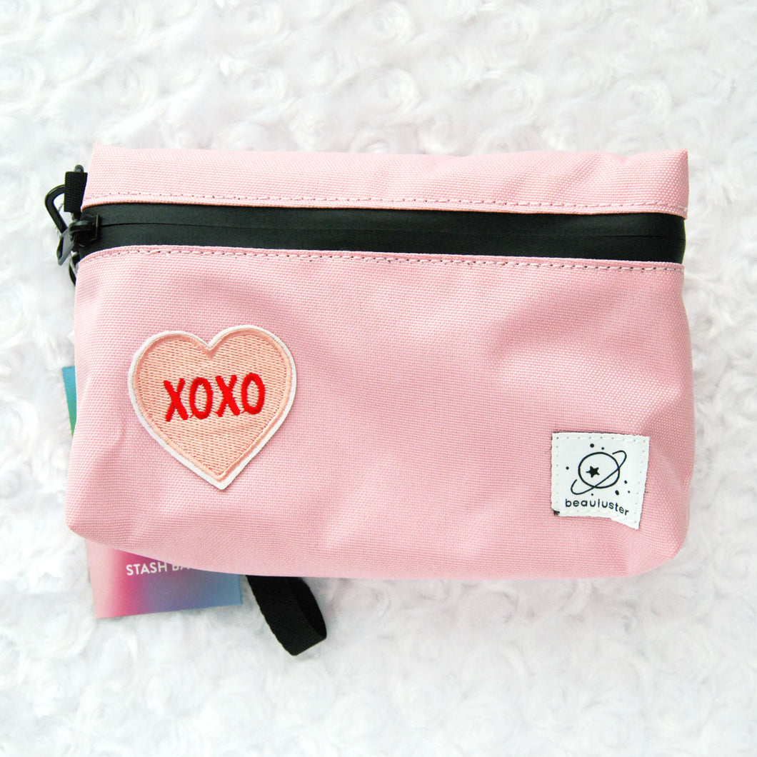 XOXO Pink Smell-Proof Stash Bag